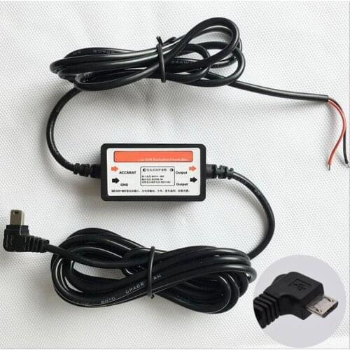 Step-down module Car Batteries Plastic power supply box car dvr Black recorder charger 12 v - 24 v to 5 v