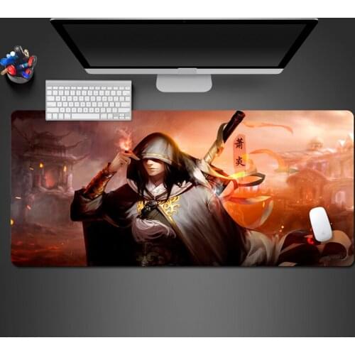 Popular Anime Fantasy Game Mouse Pad Senior Natural Rubber Can Be Washed Notebook Mat Large Game Keyboard Big Table Mat