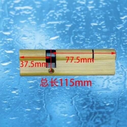 Anti-theft Door Lock C Grade Copper Locking Cylinder Security Lock Core Cylinders Key 115mm Door Cylinder Lock with 6 keys