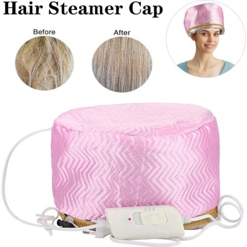 Adjustable Heating Hair Cap Steamer Nourishing Thermal Treatment Baking Oil Cap Hair Mask Spa Home Salon Hair Care Styling Tool