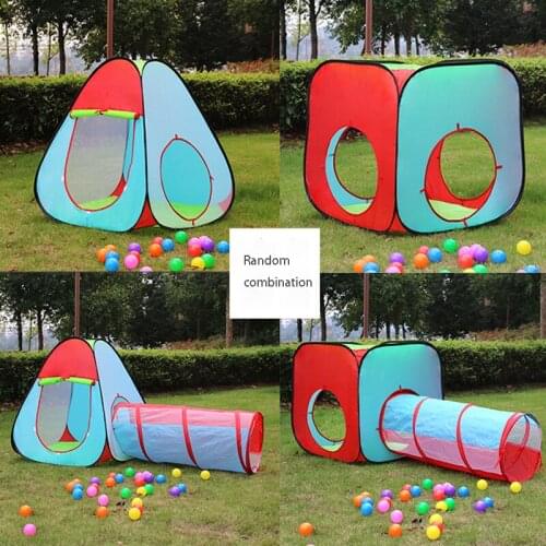 Foldable Childrens Toys Tent House Outdoor Game Baby Pipeline Crawling Game House Indoor and Outdoor Easy Folding Large Kids