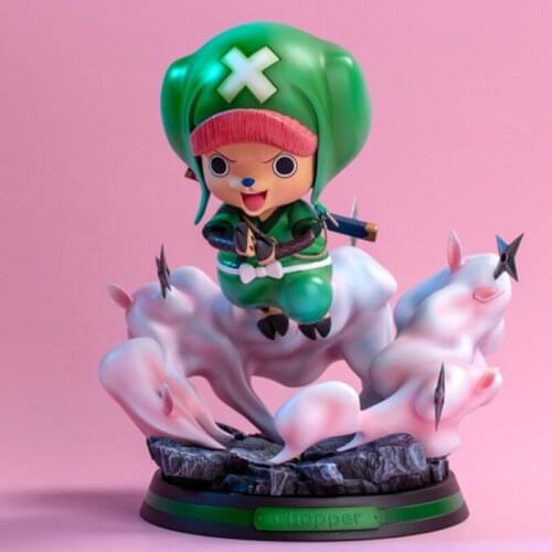 ONE PIECE GK Statue The Straw Hat Pirates Ship Doctor Tony Tony Chopper Ninja Resin Action Figure Collection Model Toys C316