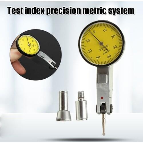 Accurate Dial Gauge Test Indicator Precision Metric with Dovetail Rail Mount Universal Measuring Instrument Tool
