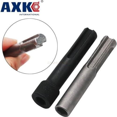 2PCS 60mm 1/4" Hex Shank Impact Drill Converter Tool SDS Countersink Adapter Wrench Screwdriver for Hammer Transfer Rod Sleeve