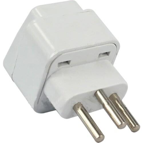 Universal 3pin Switzerland Conversion Plug Adapter UK/US/EU/AU 3 Pin Switzerland Travel Plug Type J Swiss Plug Converter Plug