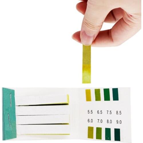 Universal indicator papers PH Range 5.5-9.0 PH 5x 80 Strips Alkaline pH Test Paper Lab Supplies 20%off