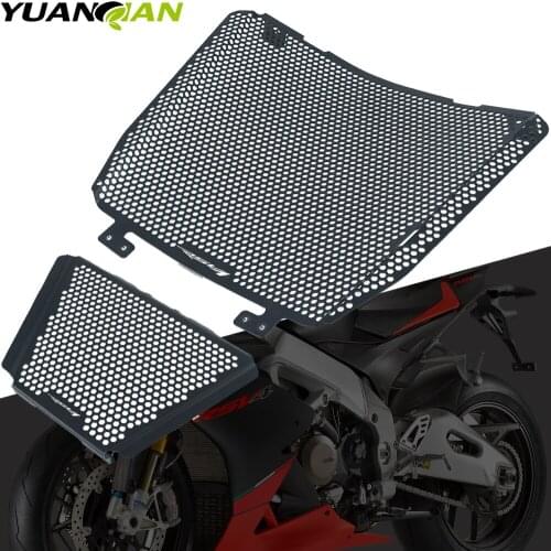 For Aprilia RSV4 1000 Factory 09-2014 RSV4 1000 RR/RF 15-2020 TuonoV4 1100 RR Radiator Grille Guard Cover oil cooler Guard Cover