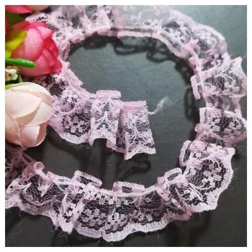 1M New Guipure Lace Fabric Embroidery Lace Fabric 2.5cm Applique Ribbon Laces Trim For Dress Sewing Craft dentelle au metre LQ27