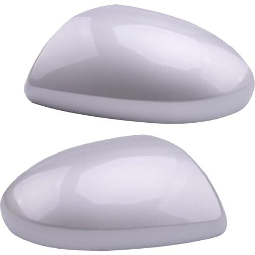 1Pair Car Silver Door Wing Mirror Cover Cap Housing Fit for Mazda 2 2008-2014 3 2009-2013 6 2008-2012