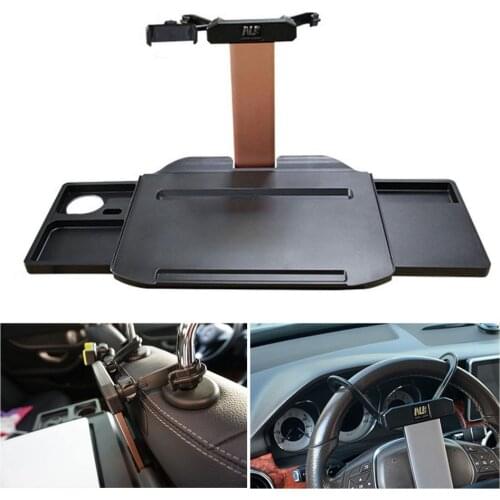Car Laptop Desk Folding Small Table Board With Phone Holder Car Stable Hanging Table For Dinner Study Work Universal