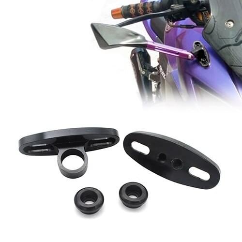 CNC Rearview Mirror Holder Adapters Mounts Assembly Ware For YAMAHA YZF R1 R6 R3 R25 R15 FZ1 FZ6 FZ8 XJR400 XJR1300 MT01 MT15