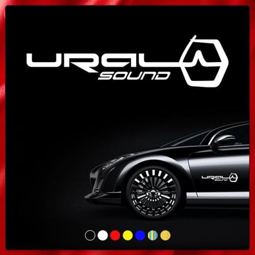 CS40091# Die-Cut Vinyl Decal Ural Sound Car Sticker Waterproof Auto Decors on Car Body Bumper Rear Window