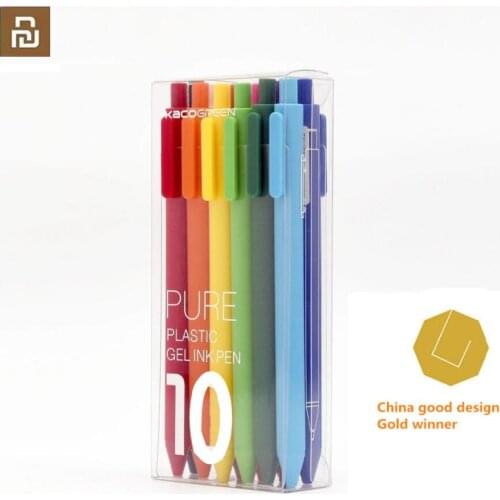 Youpin Colorful sign pen ,KACO 20 / 10 colors 0.5mm pen ,write length 400M ,ABS plastic For home smart home