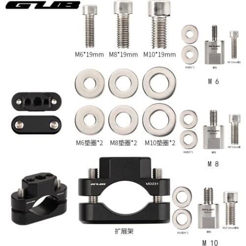 GUB Motorcycle Extended Bicycle Brackets Multifunctional Electric Scooter Rear View Mirror Holder Bracket