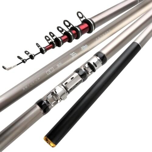 DX Rocky fishing rod 19 tune long section pole carbon superlight superhard handcuffs sea fishing rod 2.7M/3.6M/4.5M/5.4M/6.3M