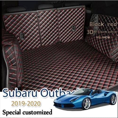 The Trunk Cargo Leather Liner Car Boot Liner Cargo Compartment Floor Carpet Mud For Subaru Outback 2019-2020