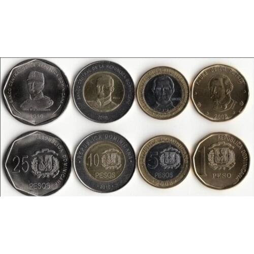 Dominica coins Set 4 Pieces America Coins New Original Coin Unc 100% Real