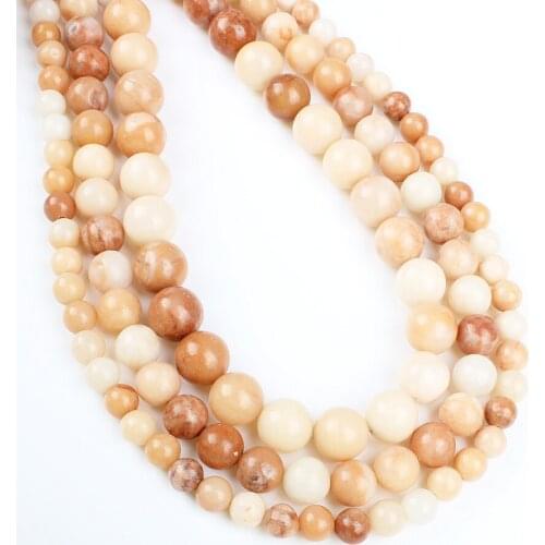 New Natural Semi-precious Stones Pink Aventurine loose beads Beadwork Bracelet Necklace Chain DIY Jewelry Making Accessories B14