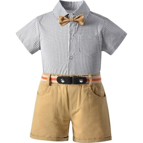 Baby Boy Clothes Summer Spring 2021 New Style Children Boys Clothing Set Party Wedding 1-6 Years Infant Boys Clothing Suit