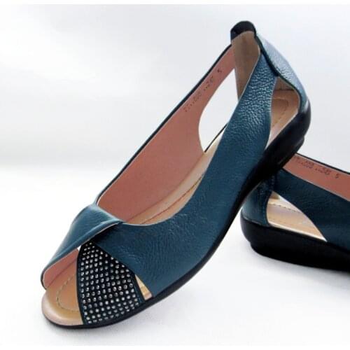 2019 Summer Women Shoes Woman Genuine Leather Platform Sandals Open Toe Mother Wedges Casual Sandals Women Sandals