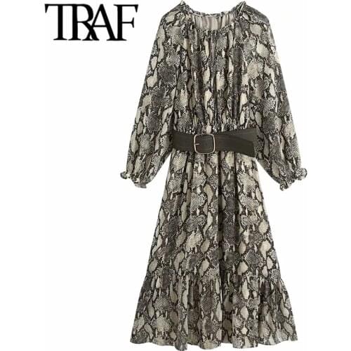 Летние платья с рукавами TRAF China At AliExpress