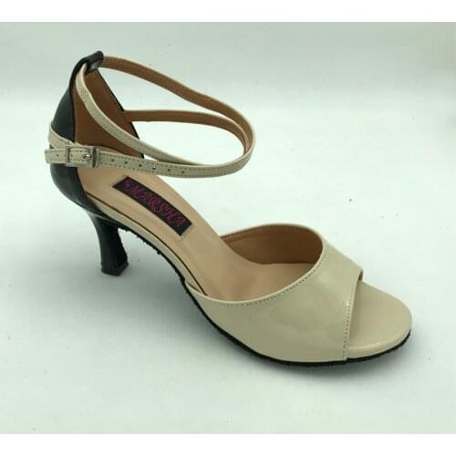 New Fashional latin dance shoes salsa shoes tango shoes party & wedding shoes for women in two tone colour 6237BI