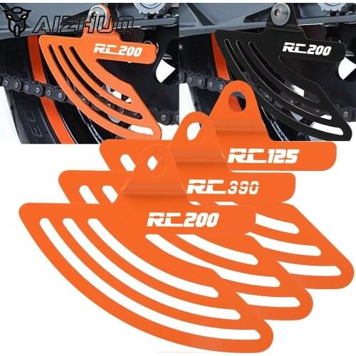 Motorcycle Toe Chain Guards Chain Protection Cover For RC 125/200/390 RC125 RC200 RC390 2014-2018 2015 2016 2017