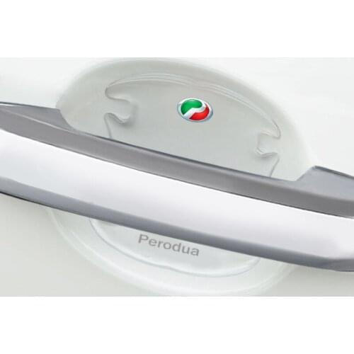 Car Bowl Handle Protective Transparent Stickers For Toyota Rush Eco Terios Wild Perodua Nautica 2004~2009 J200 F700 Bezza Alza