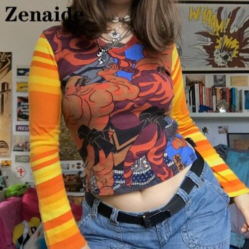 Женские базовые футболки ZENAIDE China At AliExpress