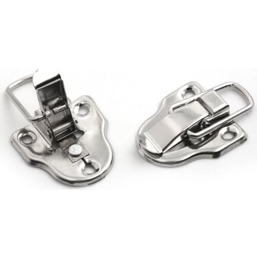 2Pcs Vintage Jewelry Wood Box Hasps Drawer Latches Decorative Suitcases Hasp Latch Buckle Clasp Furniture Hardware