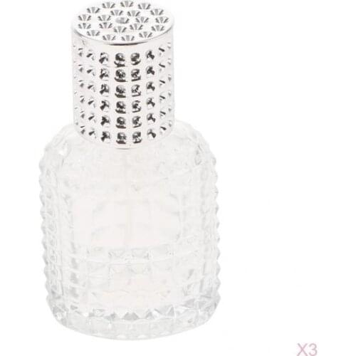 3pcs 30ml Refill Glass Spray Refillable Perfume Bottles Glass Atomizer Empty Cosmetic Container For Travel