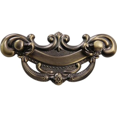 Antique Bronze Door Handles Drawer Pulls Kitchen Cabinet Knobs Furniture Hardware Fittings CC 96 and 64 hole distance