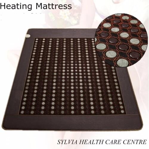 Free shipping tourmaline heating mattress infrared massasage mat thermal pad heating mattress Free Gift sleep eye cover