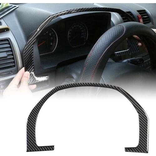 Carbon Fiber Console Decorative Frame Sticker Cover For Honda CR-V CRV 2007-2011 Carbon Fiber Automotive Interior Stickers
