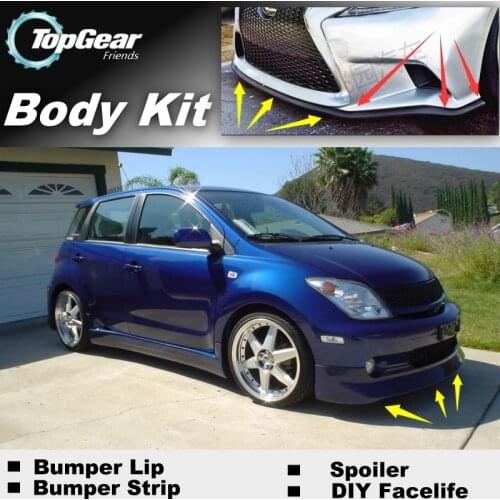 For TOYOTA Urban Cruiser ist For Scion xD xA Bumper Lip / Front Spoiler Deflector For Car View Tuning / Body Kit / Strip Skirt