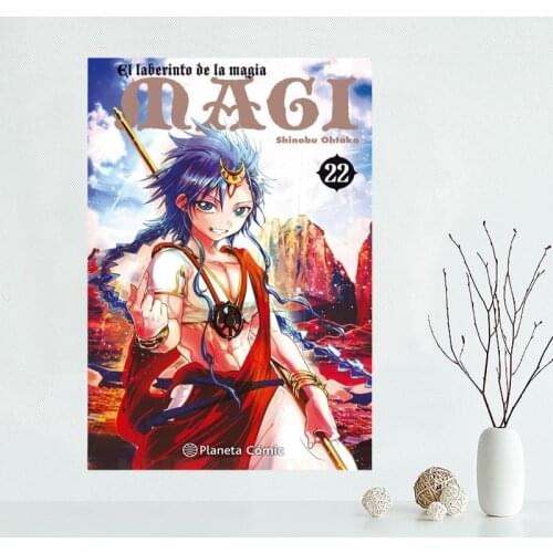 Magi Sinbad No Bouken Canvas Poster Bedroom Home Decoration Wall Poster Art Print Silk Fabric Gift For Friend 50x75CM,60x90CM
