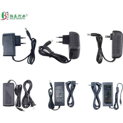 AC 100/240V To DC 5V 12V 24V LED Power Supply 1A 2A 3A 5A 6A 8A 10A Lighting Transformer For LED Strip CCTV Camera Security