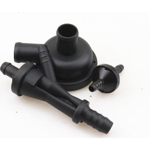 FHAWKEYEQ Crankcase Breath Valve + Vacuum Check Valve + Fuel Injection Valve Nozzle For VW Passat A4 A6 06A 129 101 D 058905291K