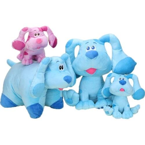 20/30cm Blues Clues & You! Beanbag Plush Doll Pink Blue Cute Dog Soft Stuffed Plush Pillow Blue Clues Plushie Dolls Kids Toy