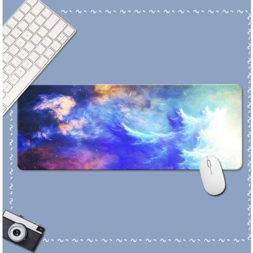 Hand-painted Color Ins Style Art Abstract Thickened Sliding Resistant Gaming Mouse Pad Cute Mouse Pad Cute Desk Mat Gaming Desk