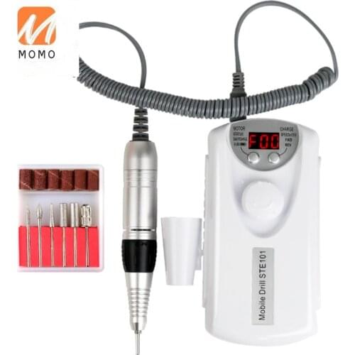 Nail Polishing Machine Ceramic Head Professional Electric Nail Polish Remover Small Portable Charging Nail Trimmer