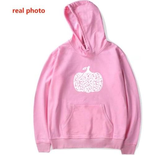 ThanksgivingTrendy Sweatshirt halloween Fashion Graphic Crewneck Cotton Pullovers Hoodies Autumn Plus Full lady Sleeve Shirt