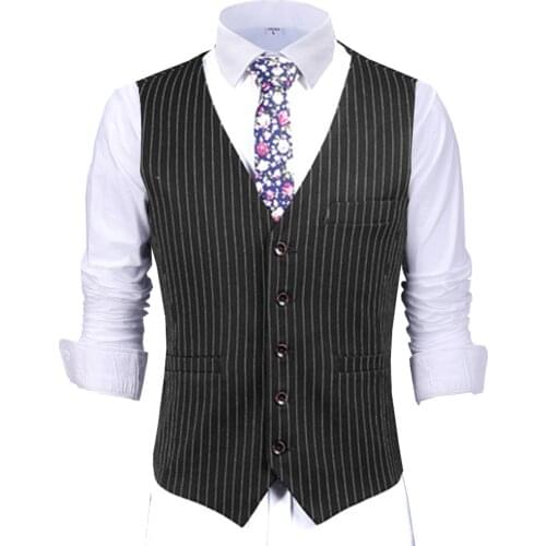 Mens Suit Vest Formal Business Pinstripe Waistcoat Lime Green Best Man Coat For Wedding，burgundy/black/royal Blue/Navy Blue