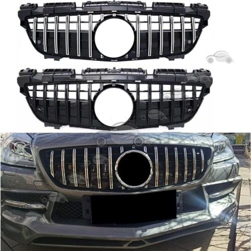 Front Bumper Racing Grill Billet Grille Cover For Mercedes-Benz R172 SLK Class 2011 2012 2013 2014 2015