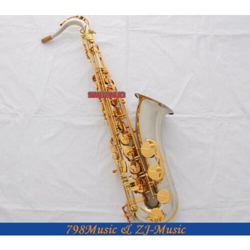 Professional New Cupronickel Body Tenor Sax Bb Keys Saxophone High F# With Case