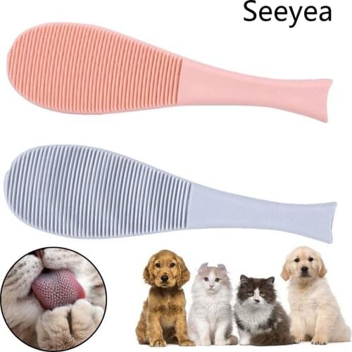 Cats Comb Grooming Hair Brush Fish Shaped Comb Massages For Cat Brush Kitten According Habits And Tongue Design Pet Supplies