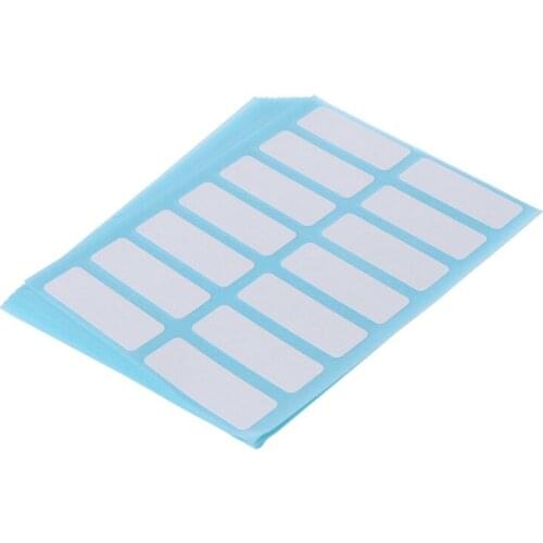 12 Sheet Self Adhesive Sticky White Label Blank Stickers Note Tags Crafts