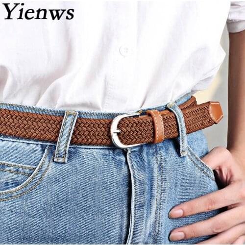 Yienws Women's Elastic Belts