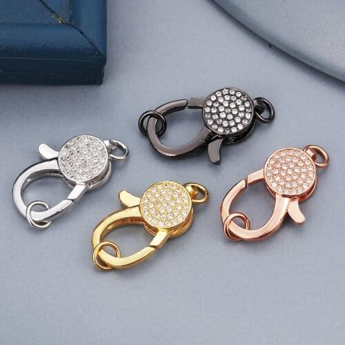 MINHIN High Quality Lobster Clasps Hooks With Jump Rings End Clasps Connectors For Necklace Bracelet DIY Jewelry Making Suppiles