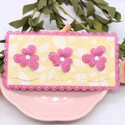 ZFPARTY Mini Slimline with Flaps Metal Cutting Dies Stencils for DIY Scrapbooking Decorative Embossing DIY Paper Cards